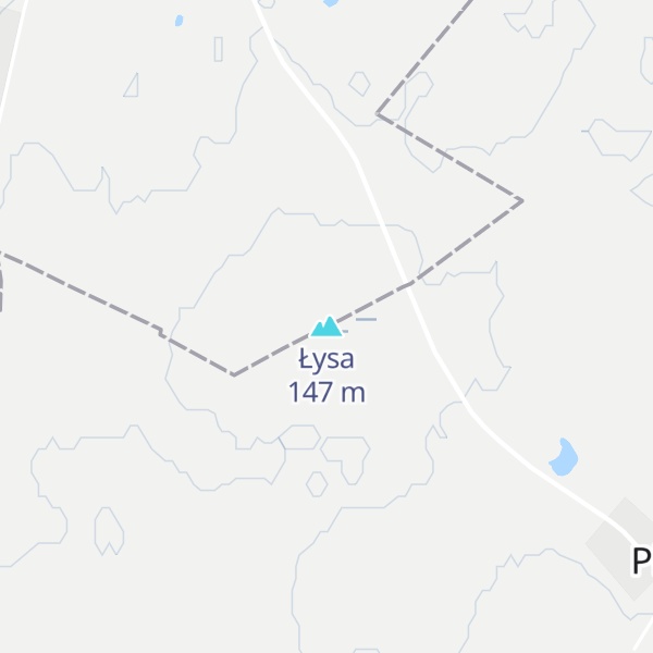 Map of Łysa