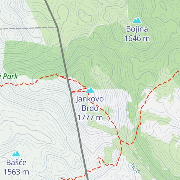 Map of Jankovo Brdo