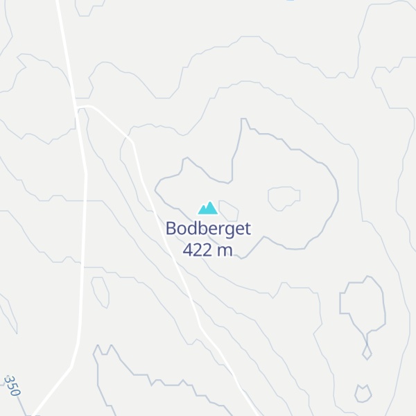 Map of Bodberget