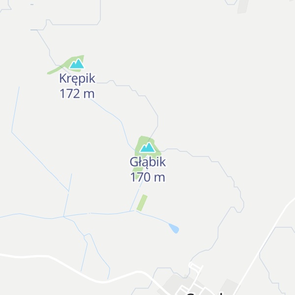Map of Głąbik