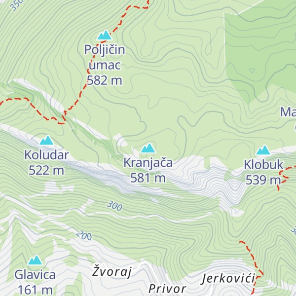 Map of Kranjača