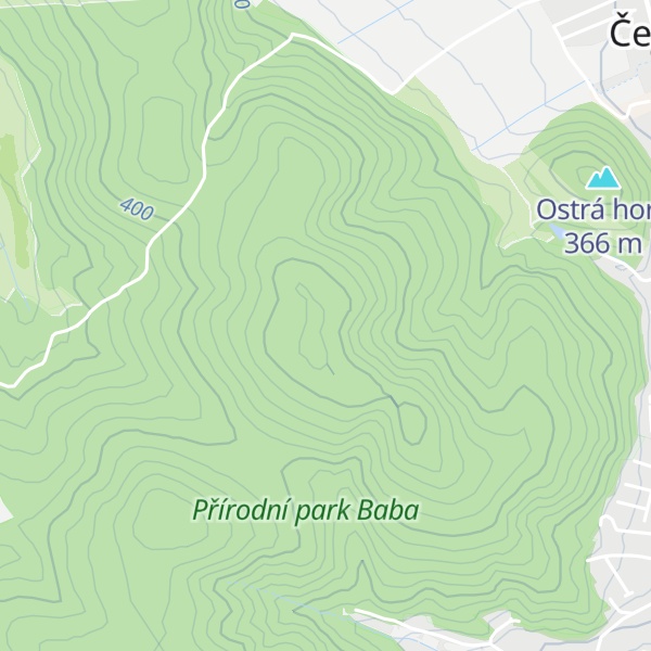 Map of Sychrov