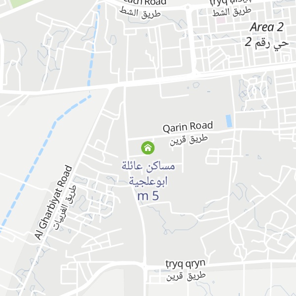 Map of مساكن عائلة ابوعلجية