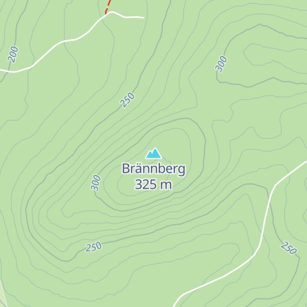 Map of Brännberg