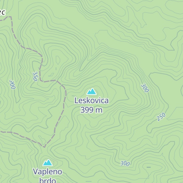 Map of Leskovica