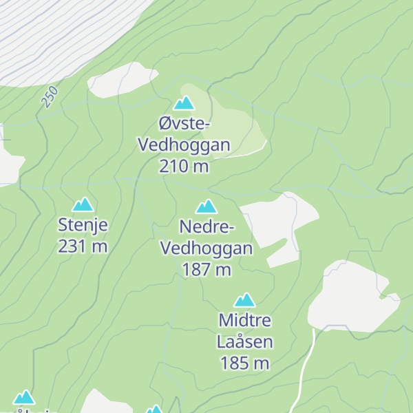Map of Nedre-Vedhoggan