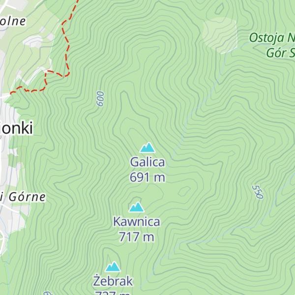 Map of Galica