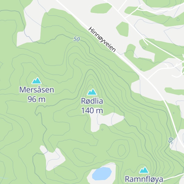 Map of Rødlia