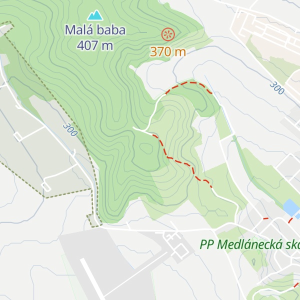 Map of Bosně