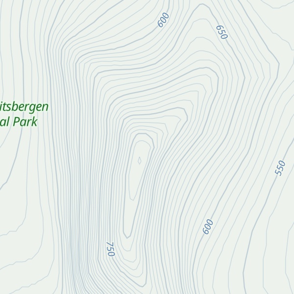 Map of Vesternebba