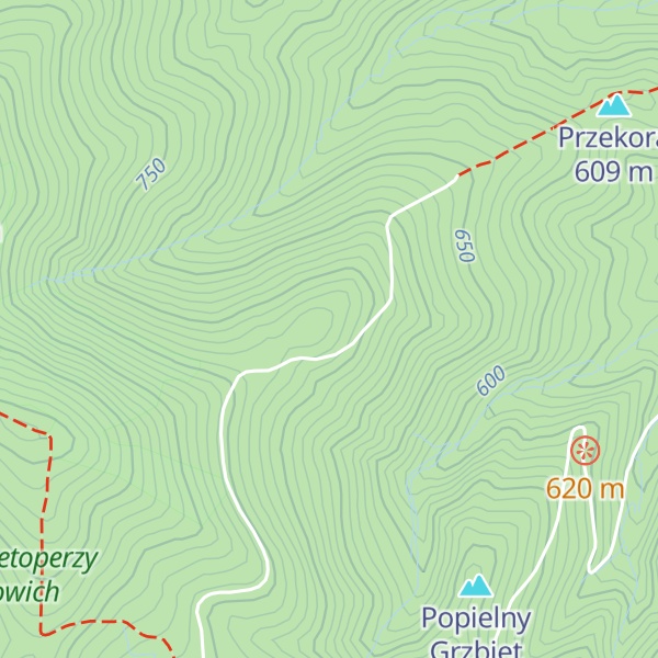 Map of Końska Kopa