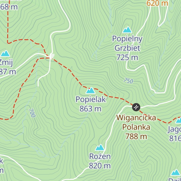 Map of Popielak