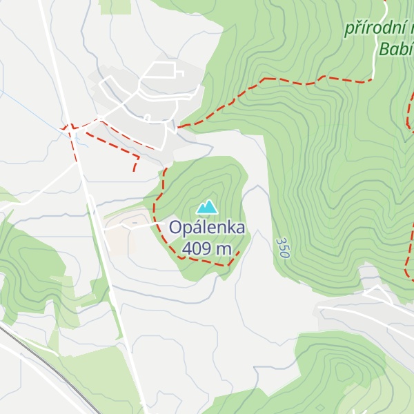 Map of Opálenka