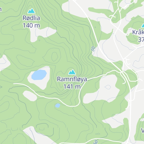 Map of Ramnfløya