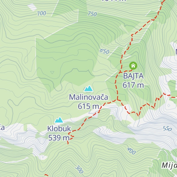 Map of Malinovača