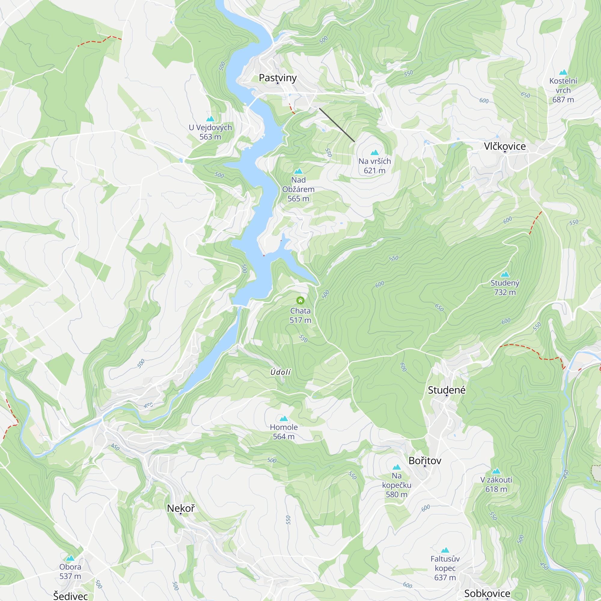 Chata map