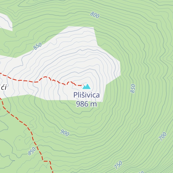 Map of Plišivica