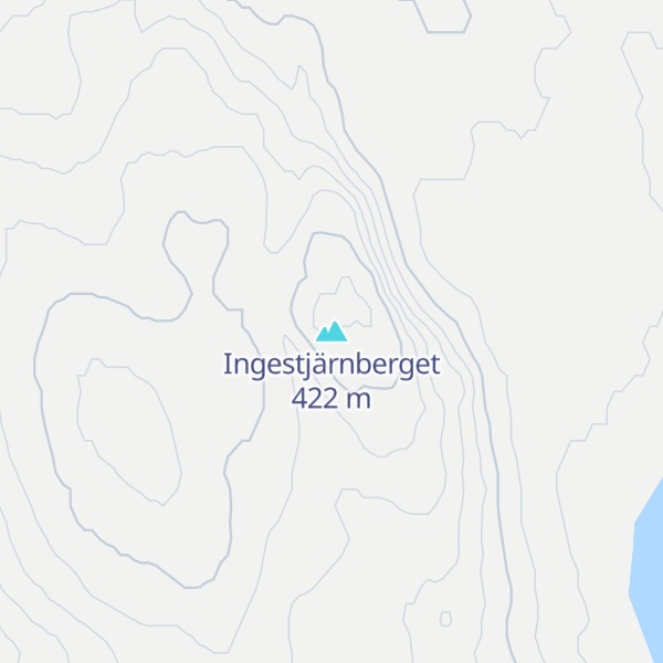 Map of Ingestjärnberget