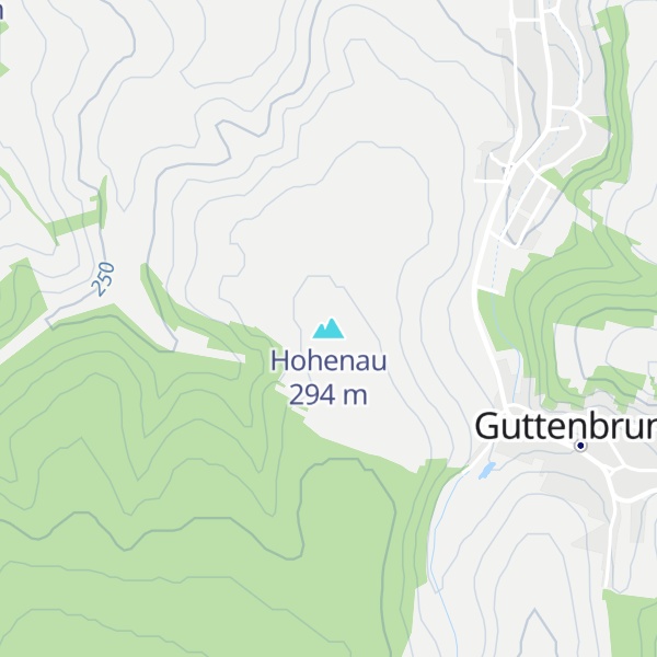 Map of Hohenau