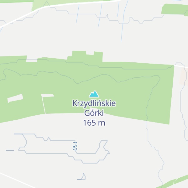 Map of Krzydlińskie Górki