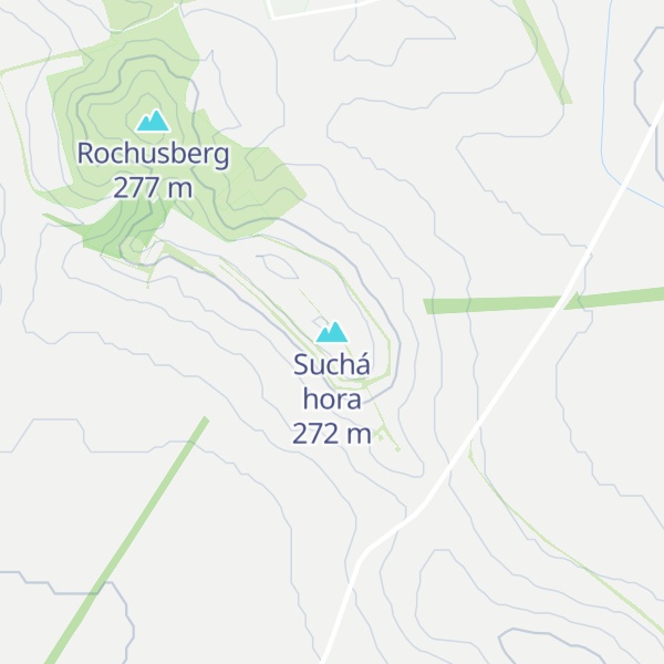 Map of Suchá hora