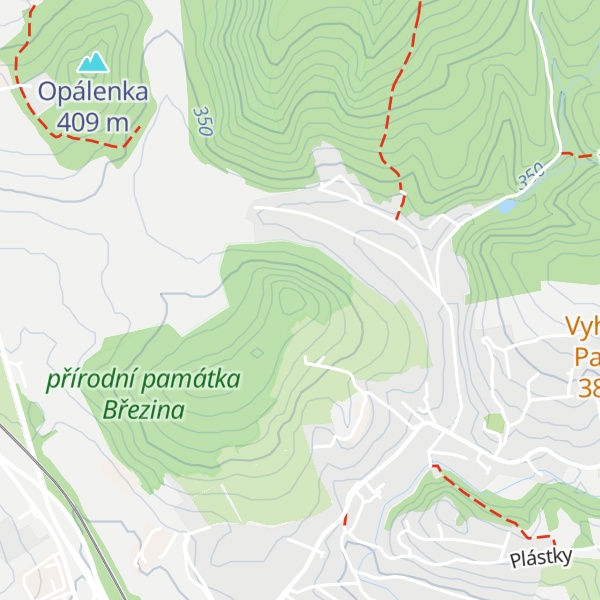 Map of Březina [Lelekovice]