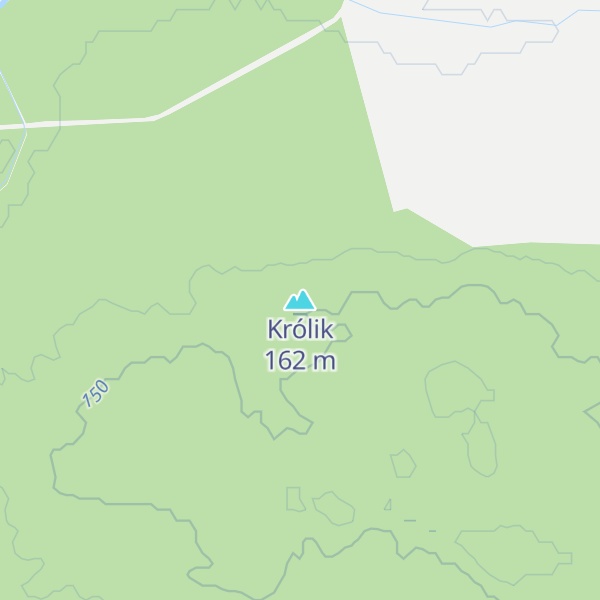 Map of Królik