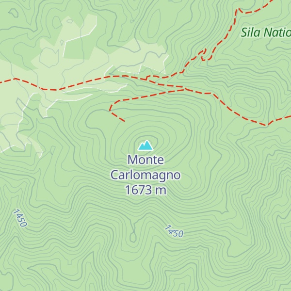 Map of Monte Carlomagno
