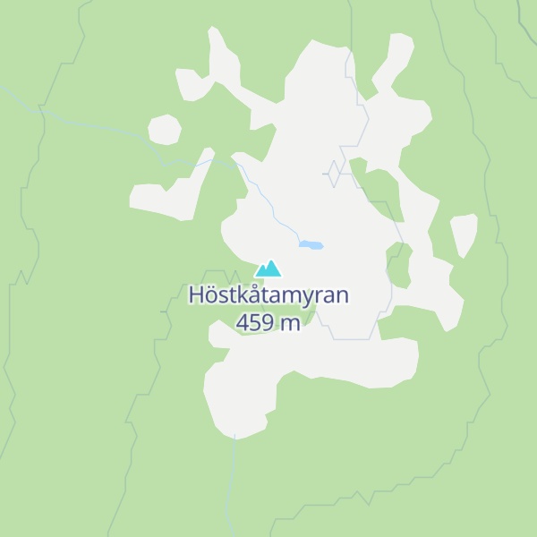 Map of Höstkåtamyran