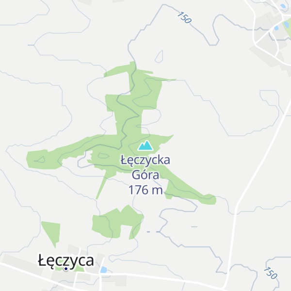 Map of Łęczycka Góra