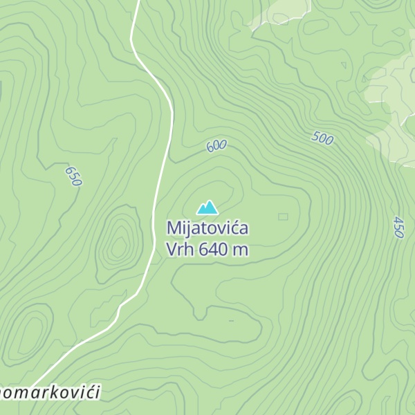 Map of Mijatovića Vrh