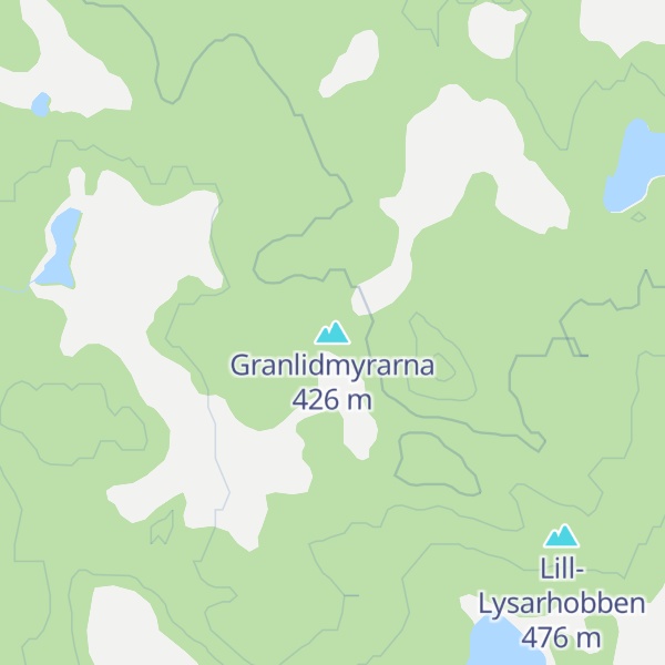 Map of Granlidmyrarna