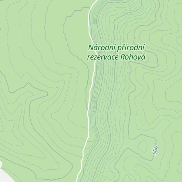 Map of U Mariánského obrázku