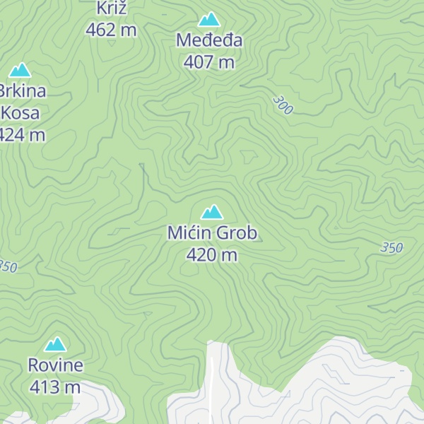 Map of Mićin Grob