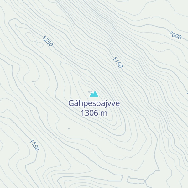 Map of Gáhpesoajvve