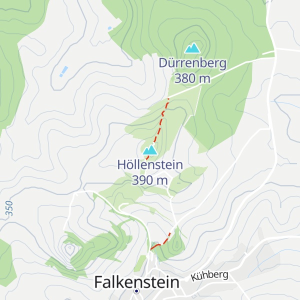 Map of Höllenstein