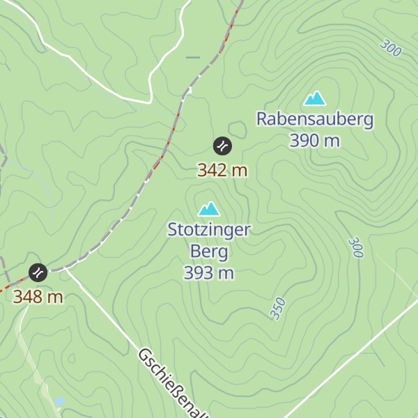 Map of Stotzinger Berg