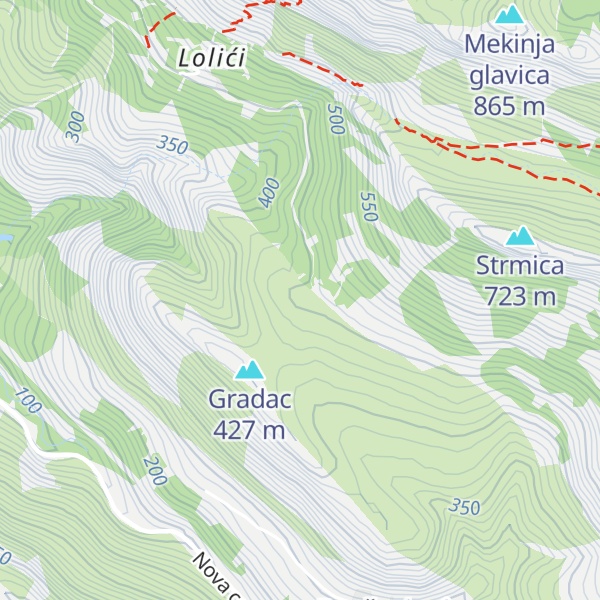 Map of Mosor Cottage