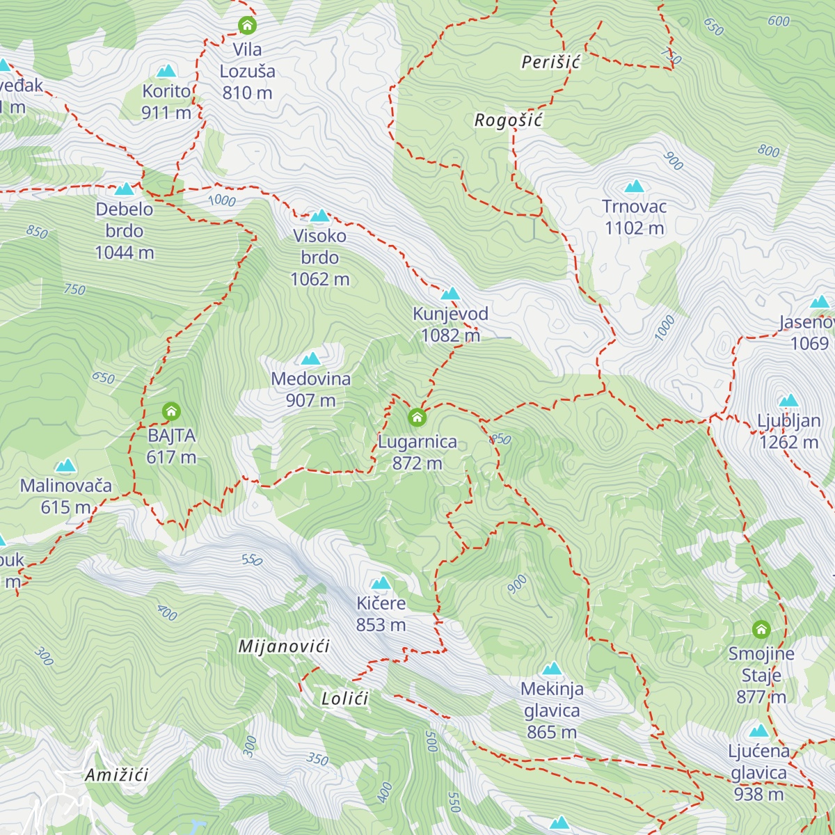 Lugarnica map