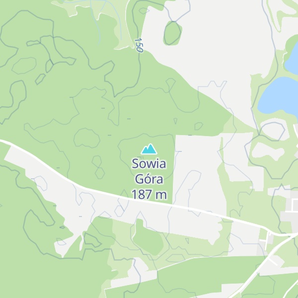 Map of Sowia Góra