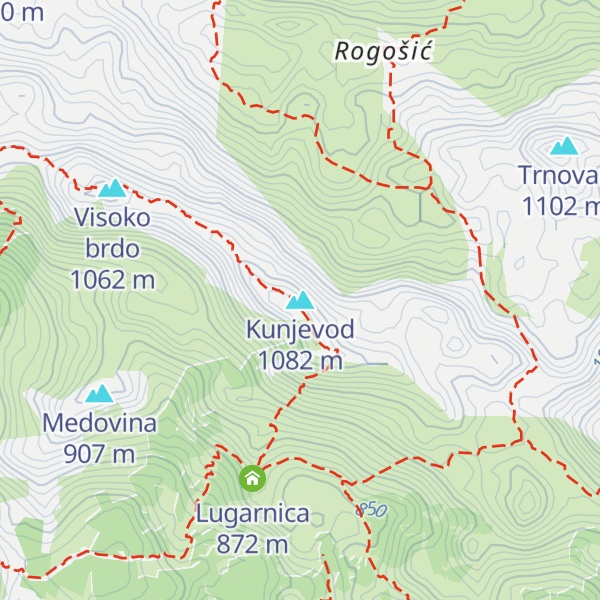 Map of Kunjevod