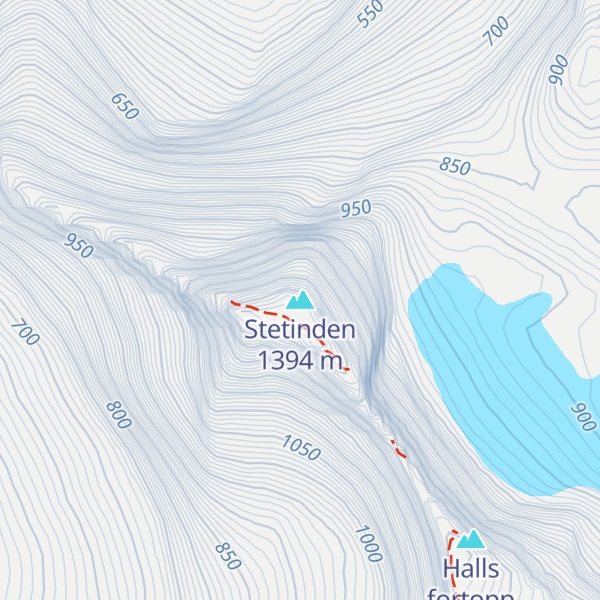 Map of Stetinden