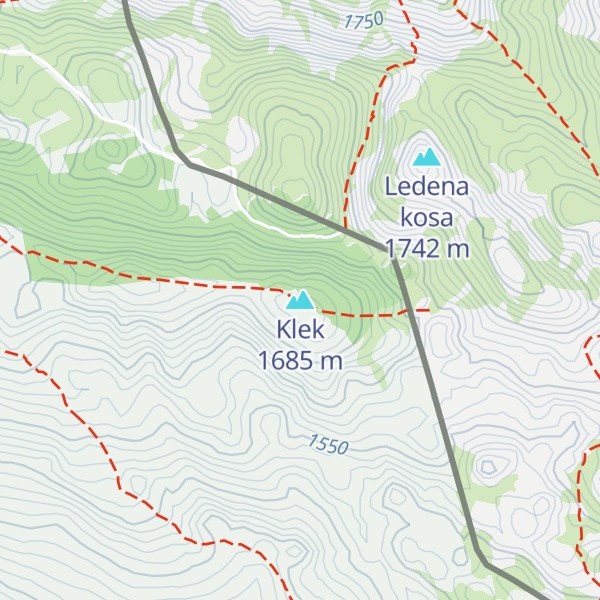 Map of Klek