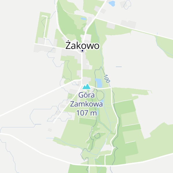Map of Góra Zamkowa