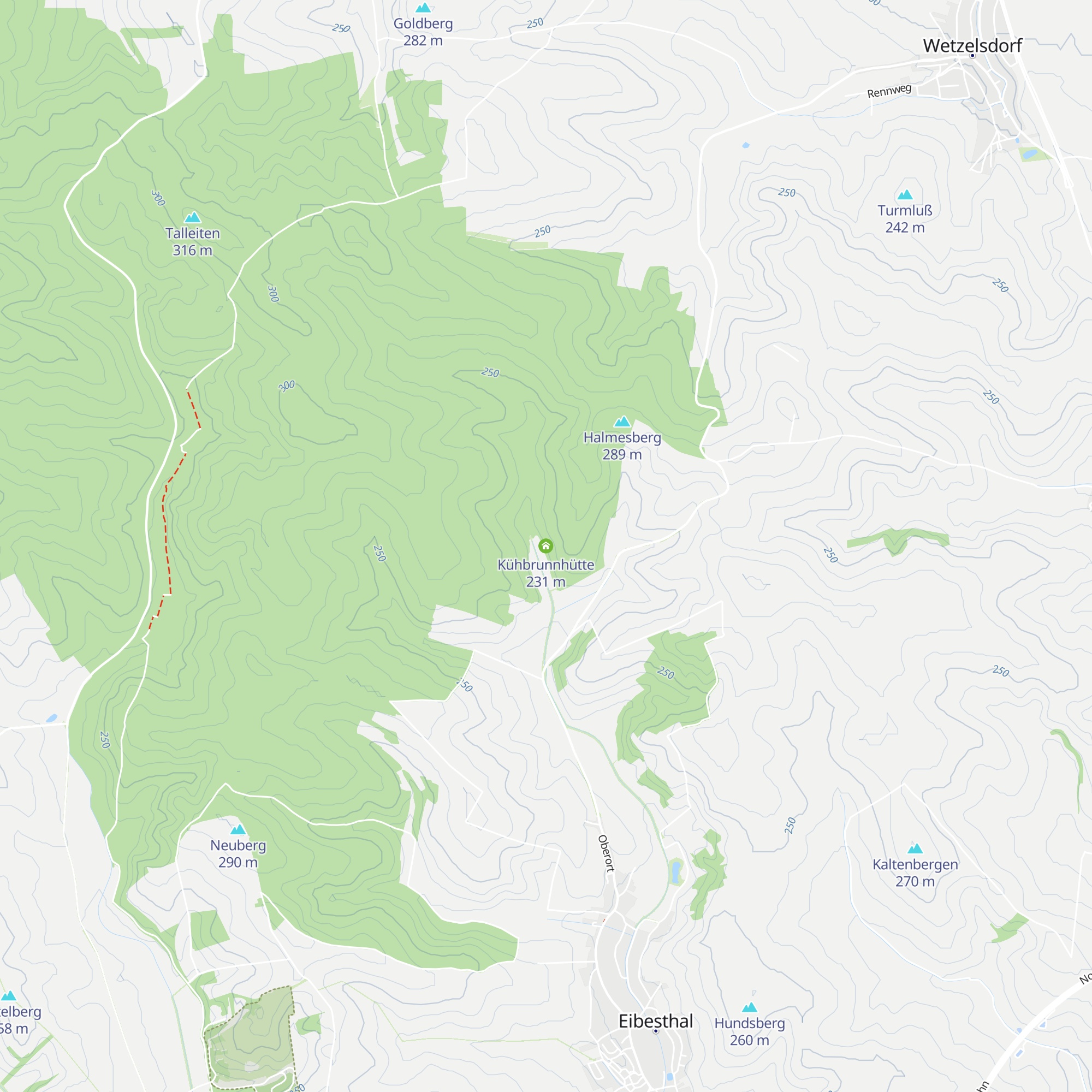 Kühbrunnhütte map