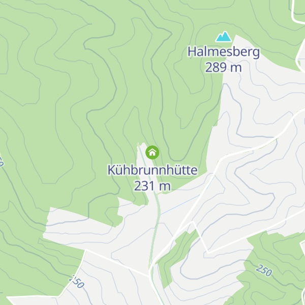 Map of Kühbrunnhütte