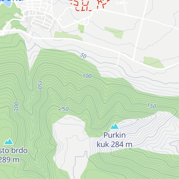 Map of Vodosprema Budinjac