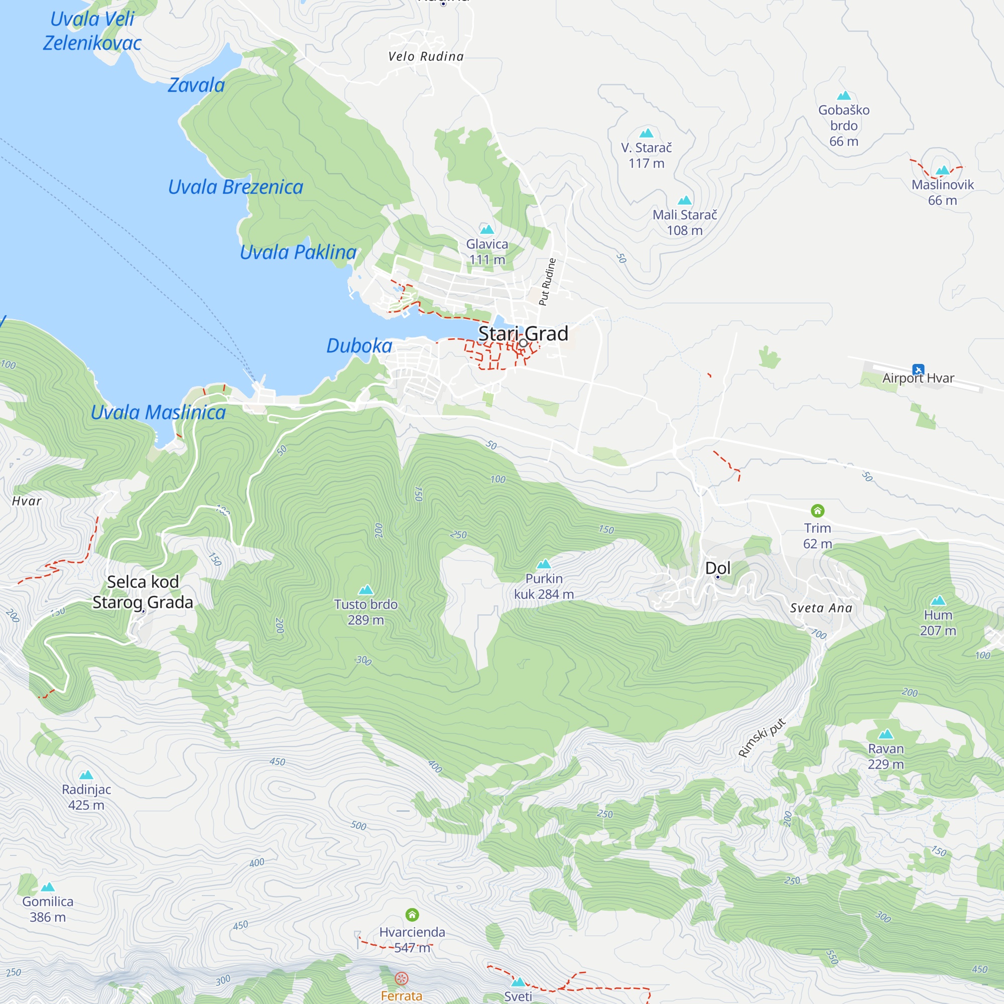 Vodosprema Budinjac map