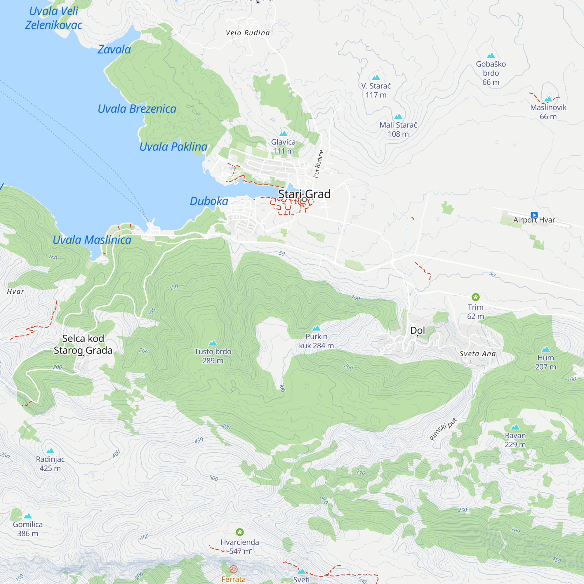 Vodosprema Budinjac map