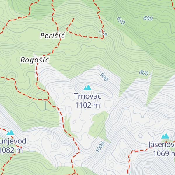 Map of Trnovac